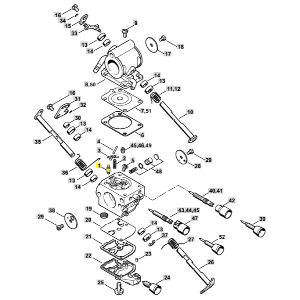 1  Inlet Needle for Stihl TS410 TS420 0