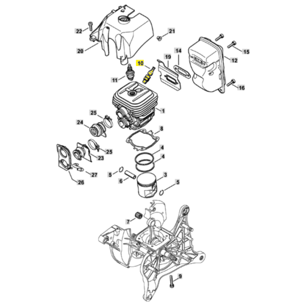 10  Decompression Valve for Stihl TS410 TS420 0