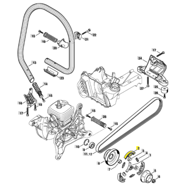 2  Clutch Shoe for Stihl TS410 TS420 0