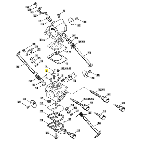 3  Inlet Control Lever for Stihl TS410 TS420 0
