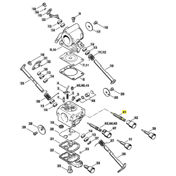 41  Cap for Stihl TS410 TS420 0