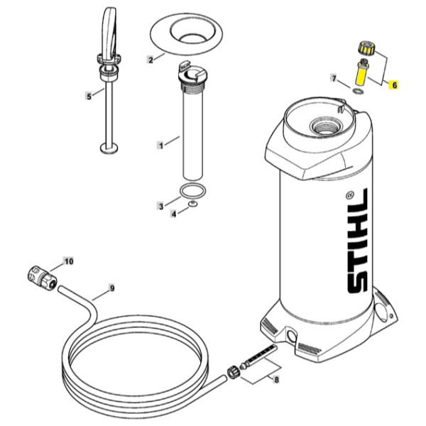 6  Valve for Stihl TS400