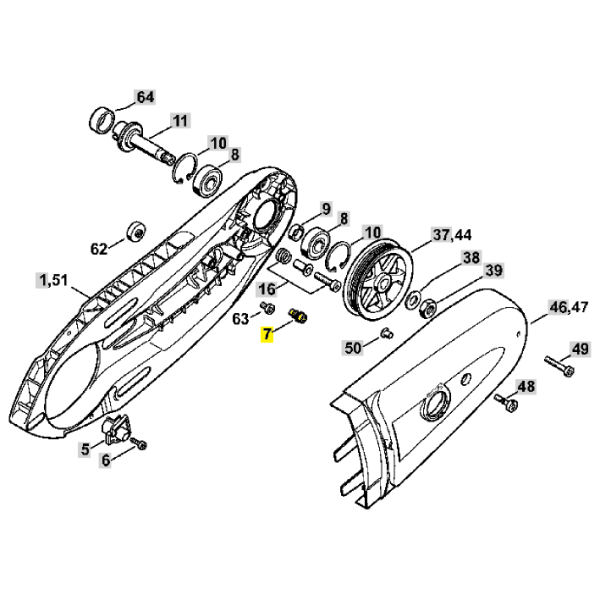 7  Stop Pin for Stihl TS410 TS420 0
