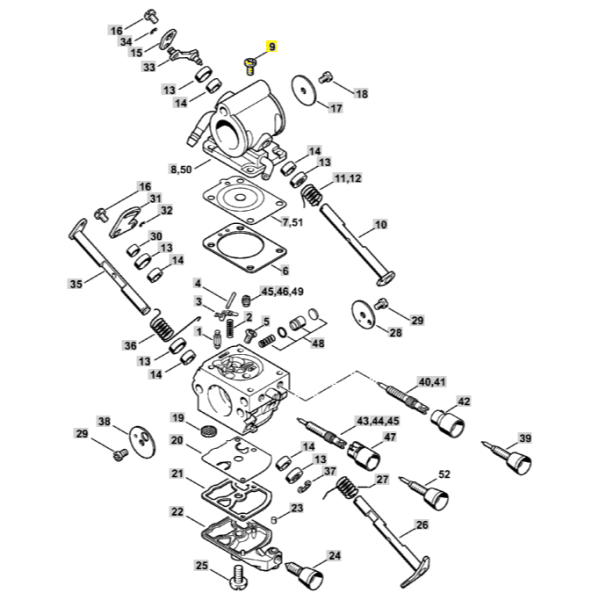 9  Collar Screw for Stihl TS410 TS420 0