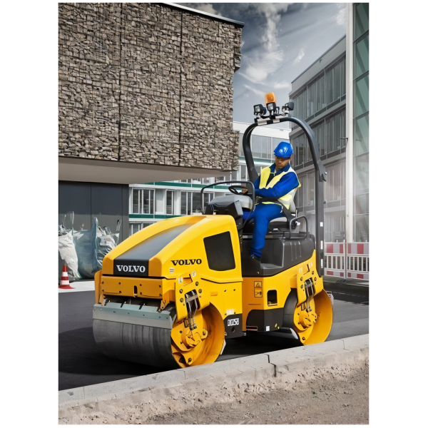 Volvo DD25B Roller – 1200mm Vibratory Asphalt Compactor