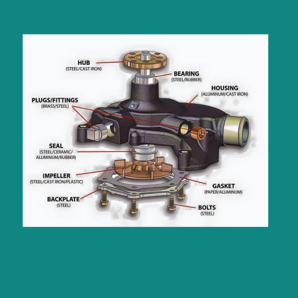 Electric Water Pump Parts