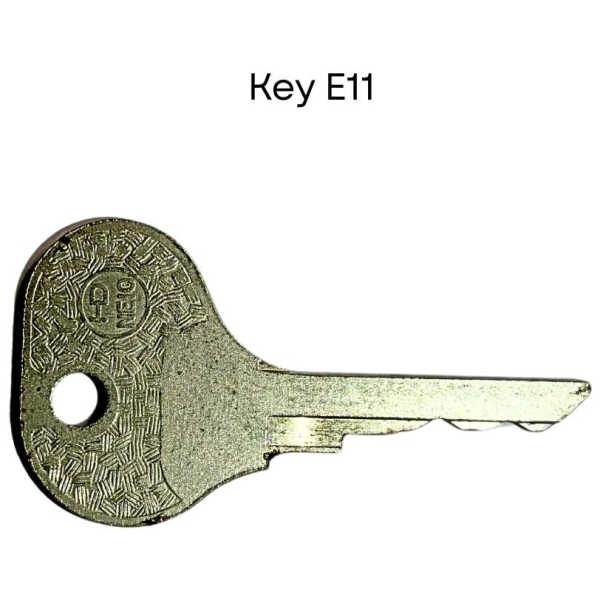 E11 Ignition Key – Compatible with Bosch, Still, Jungheinrich, and Linde Equipment
