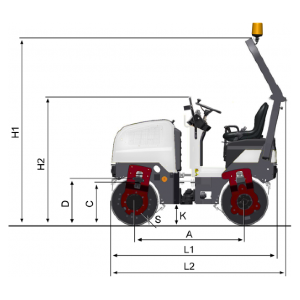 Cc800 plus side view