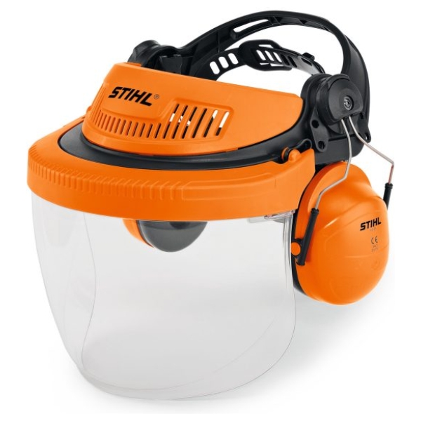 Face & hearing protection polycarbonate visor Professional version